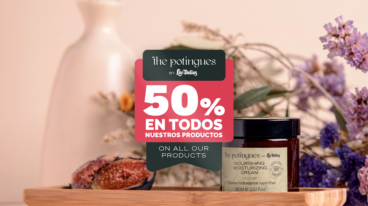 THE POTINGUES 
50% OFF ON ALL OUR PRODUCTS
