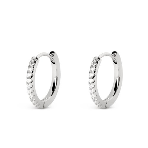 Silver Strass Earrings 