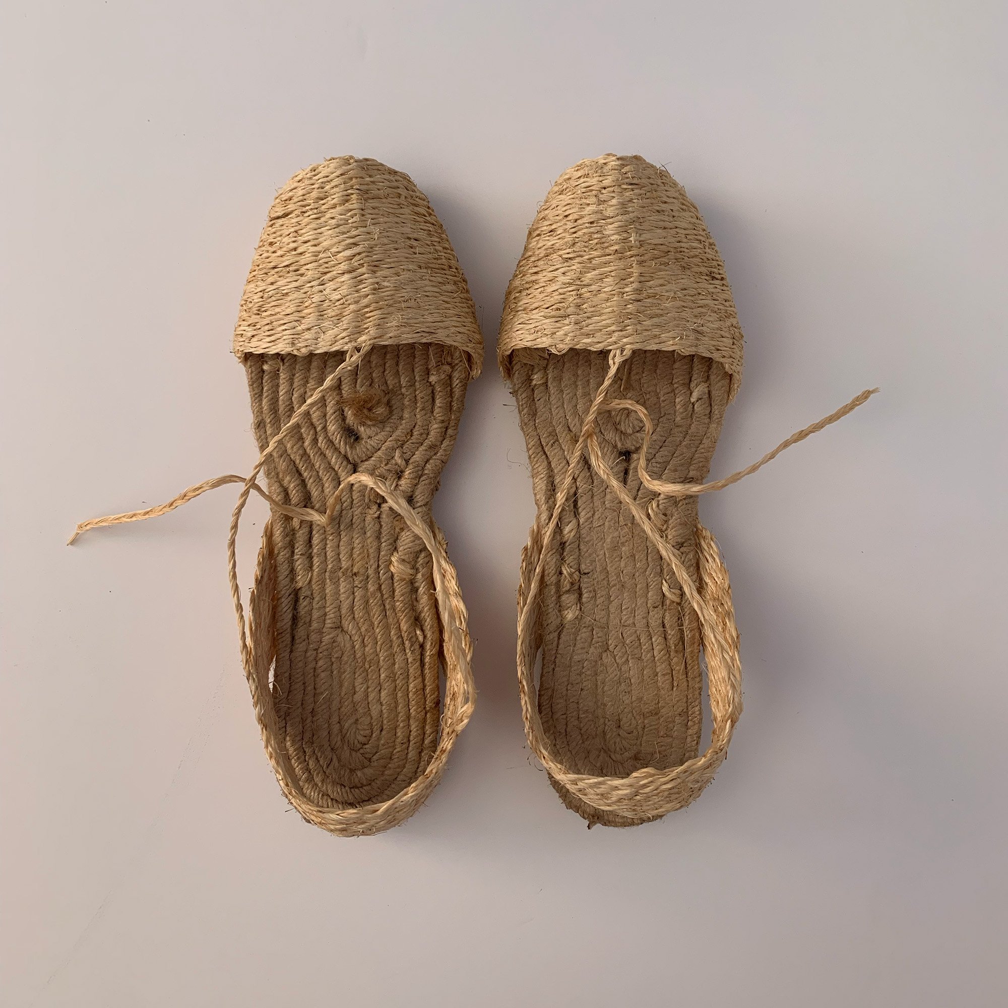 Espardeñas Tupidas De Esparto