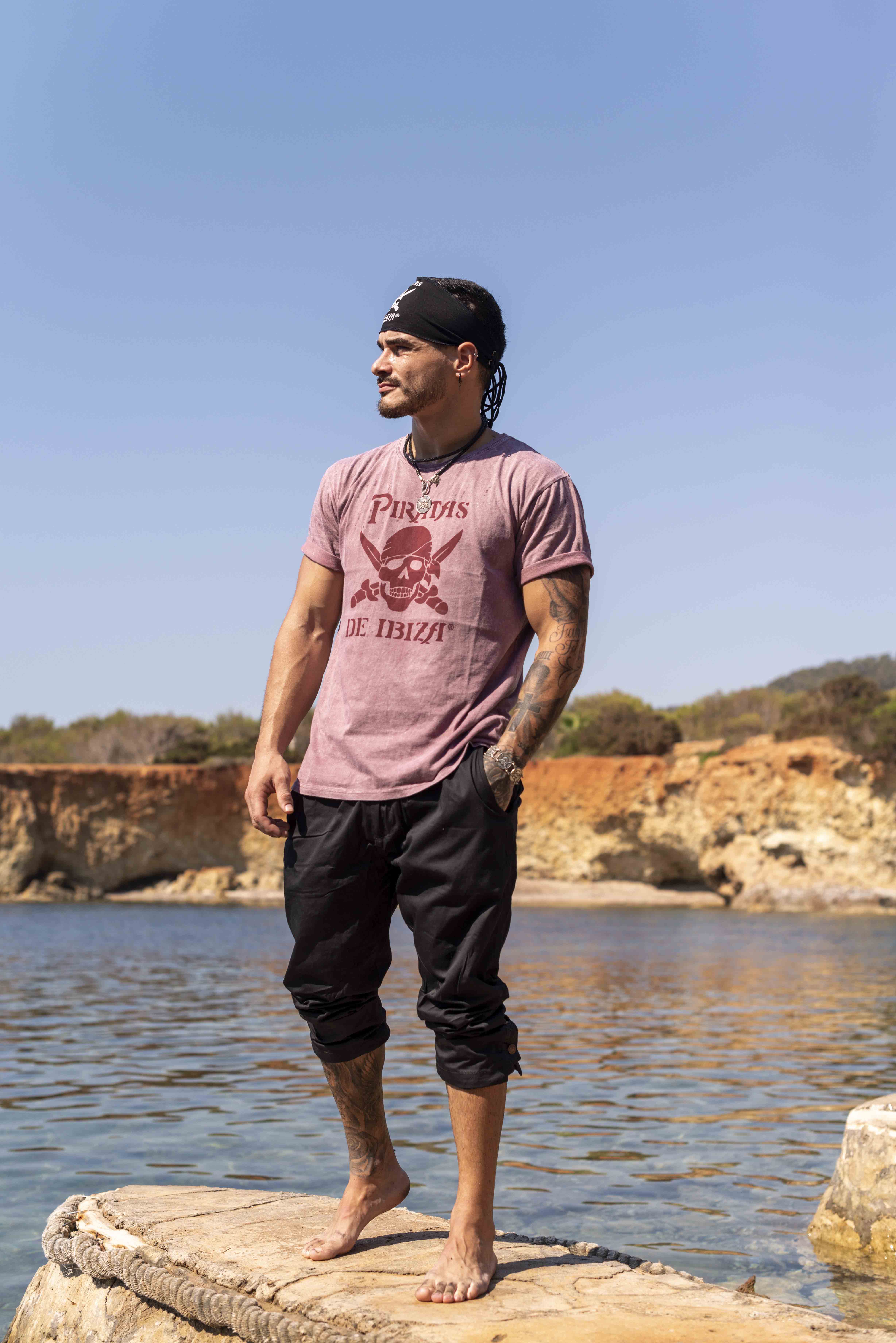 Camiseta Color Pirata  "Stonewash" 