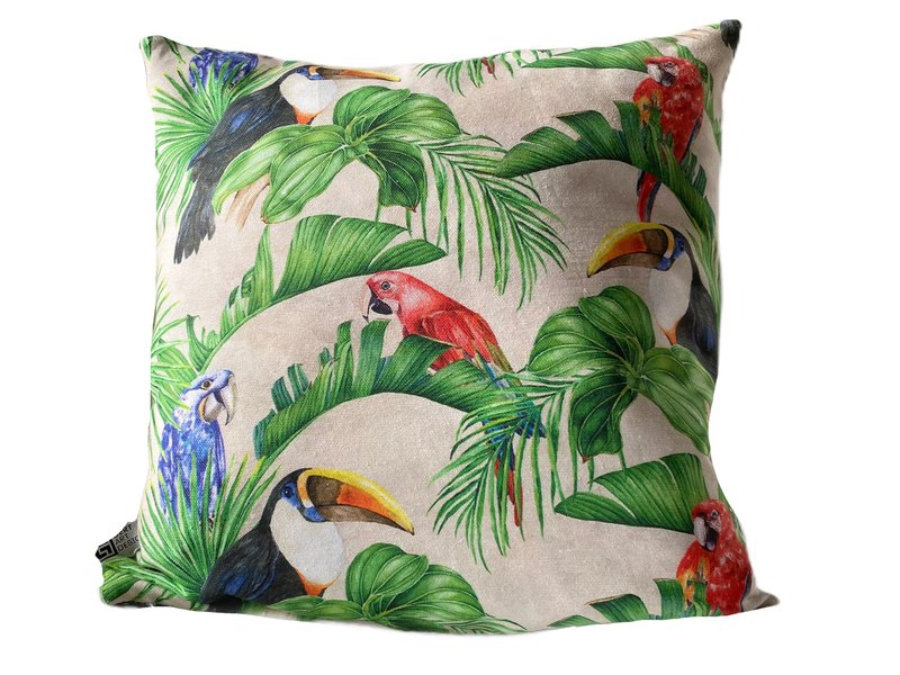 Cockatoo cushion