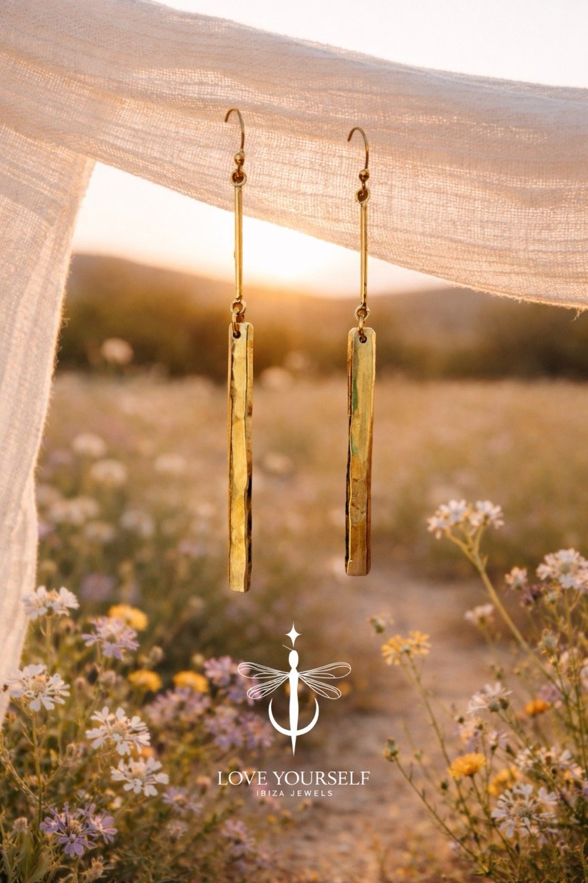 Pendientes Largo Placa