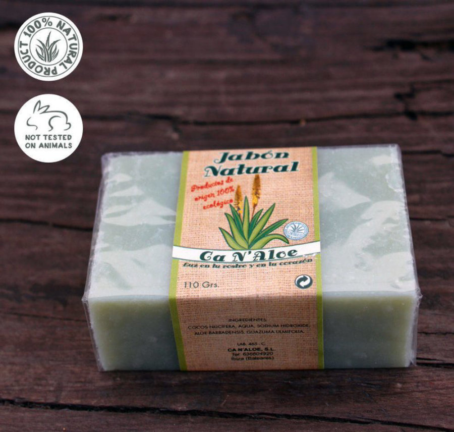 Jabón natural con Aloe Vera