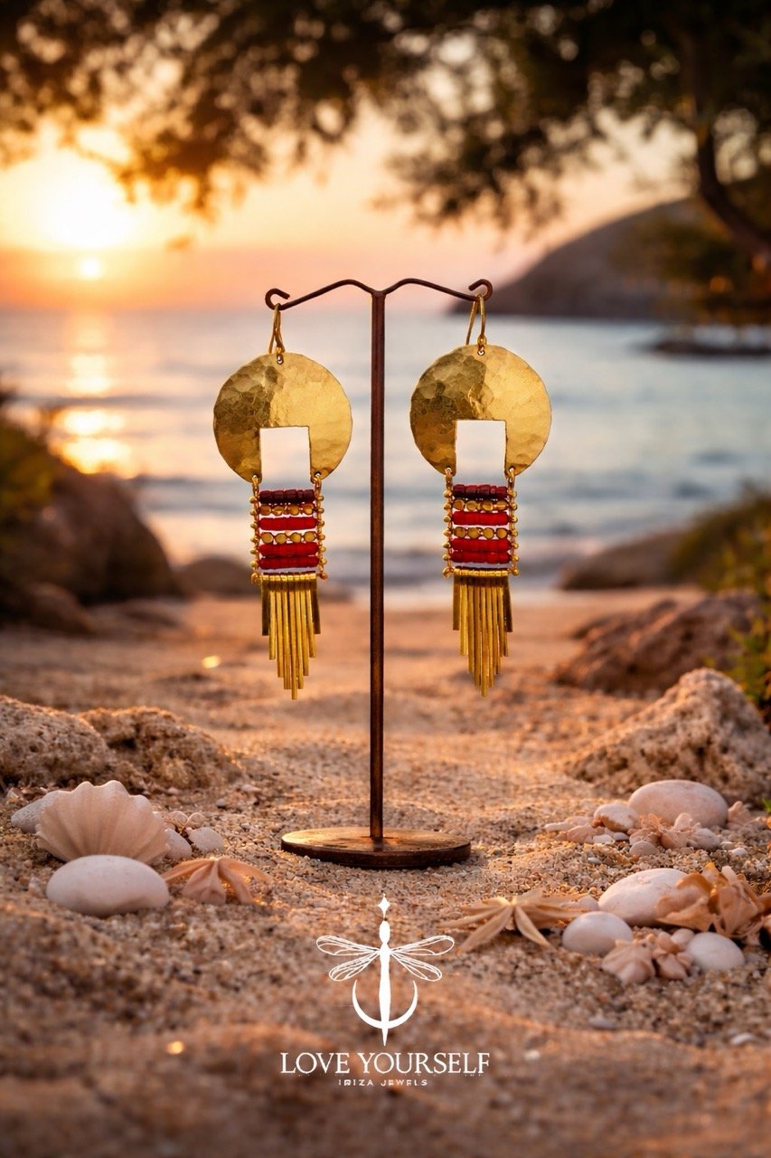 Waterfall Moon Earrings
