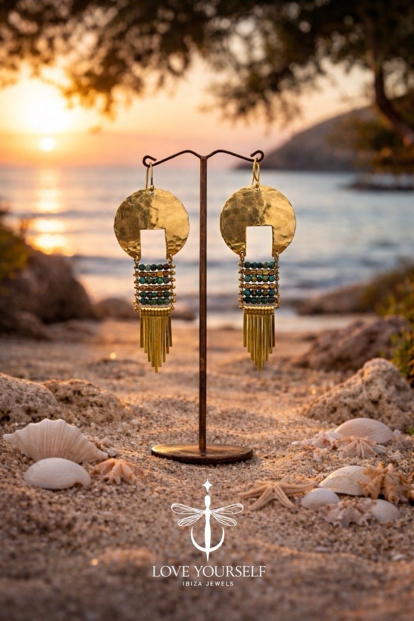 Waterfall Moon Earrings