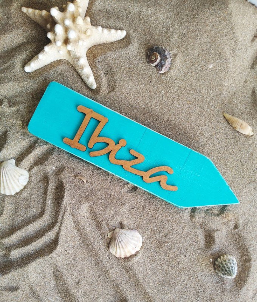 Flecha Ibiza Turquesa 3D