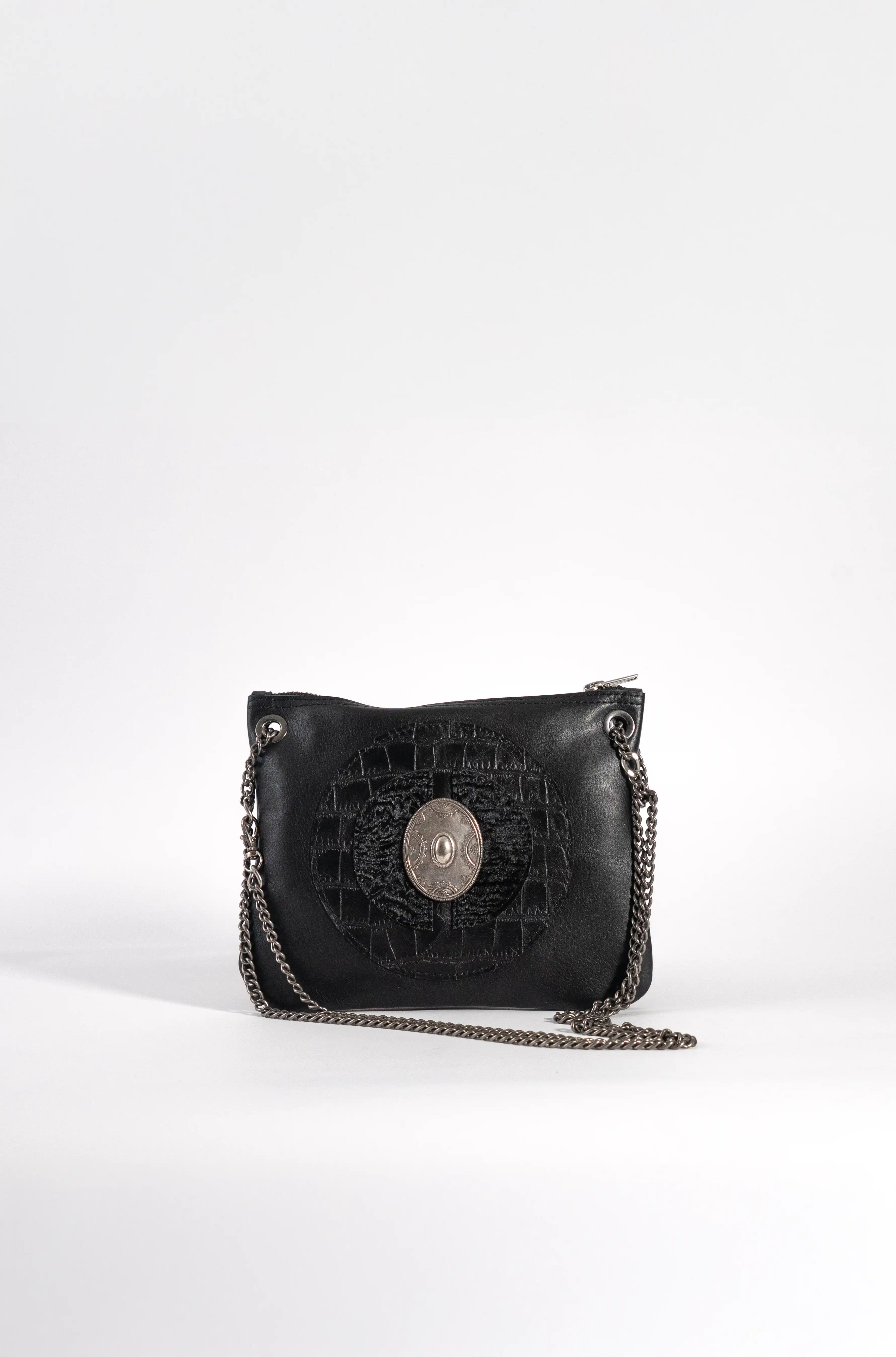 Medallion Black Chic Bag 