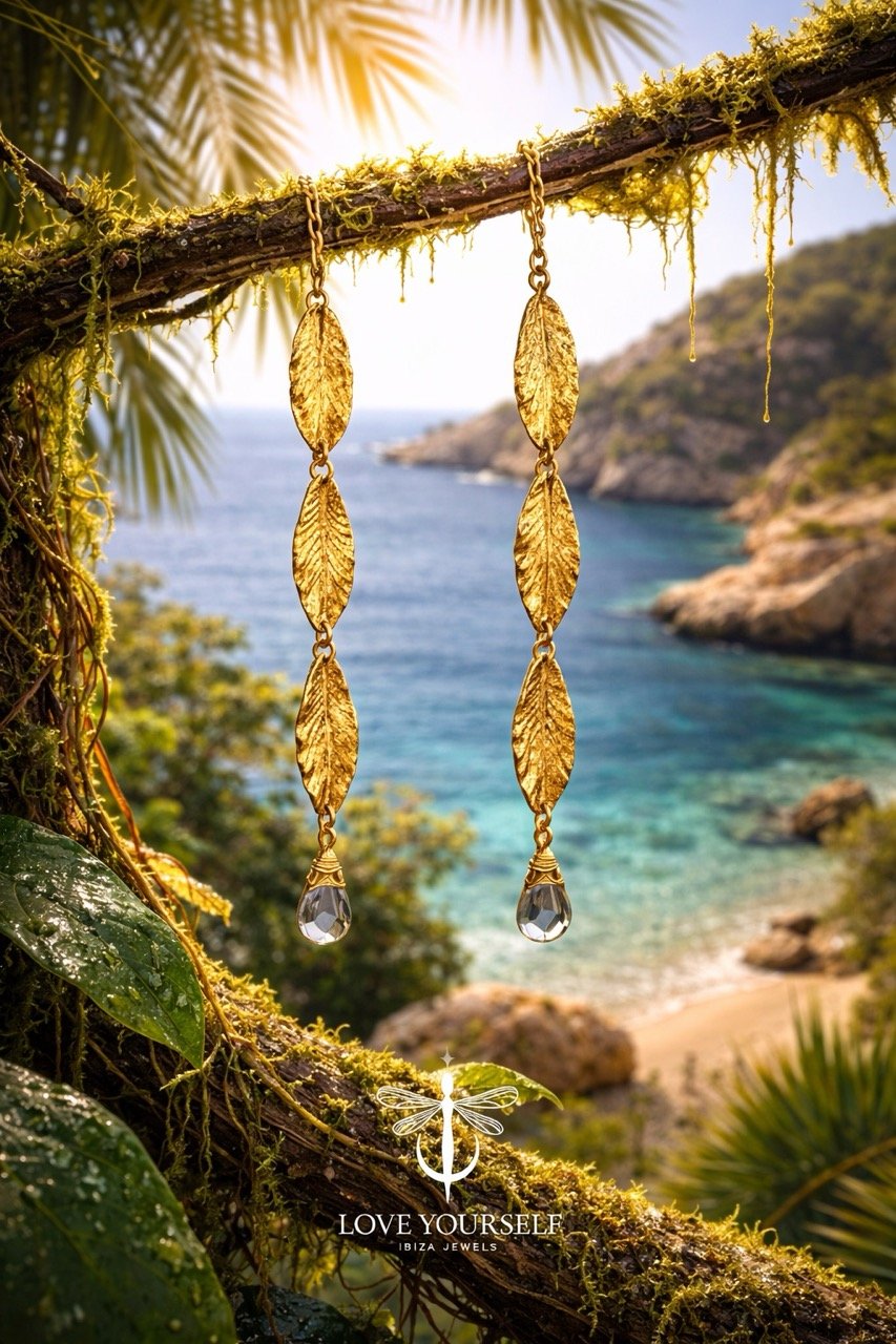 Pendientes Cascada Hojas