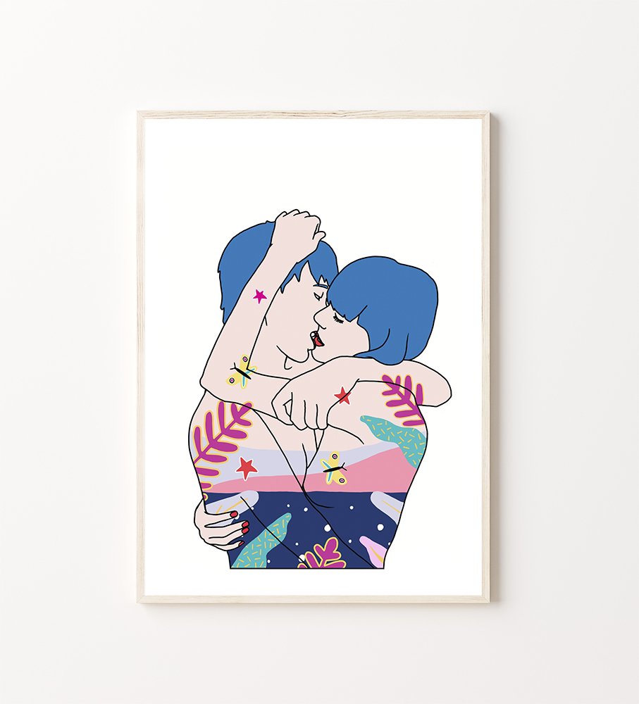 Print “The Kiss"