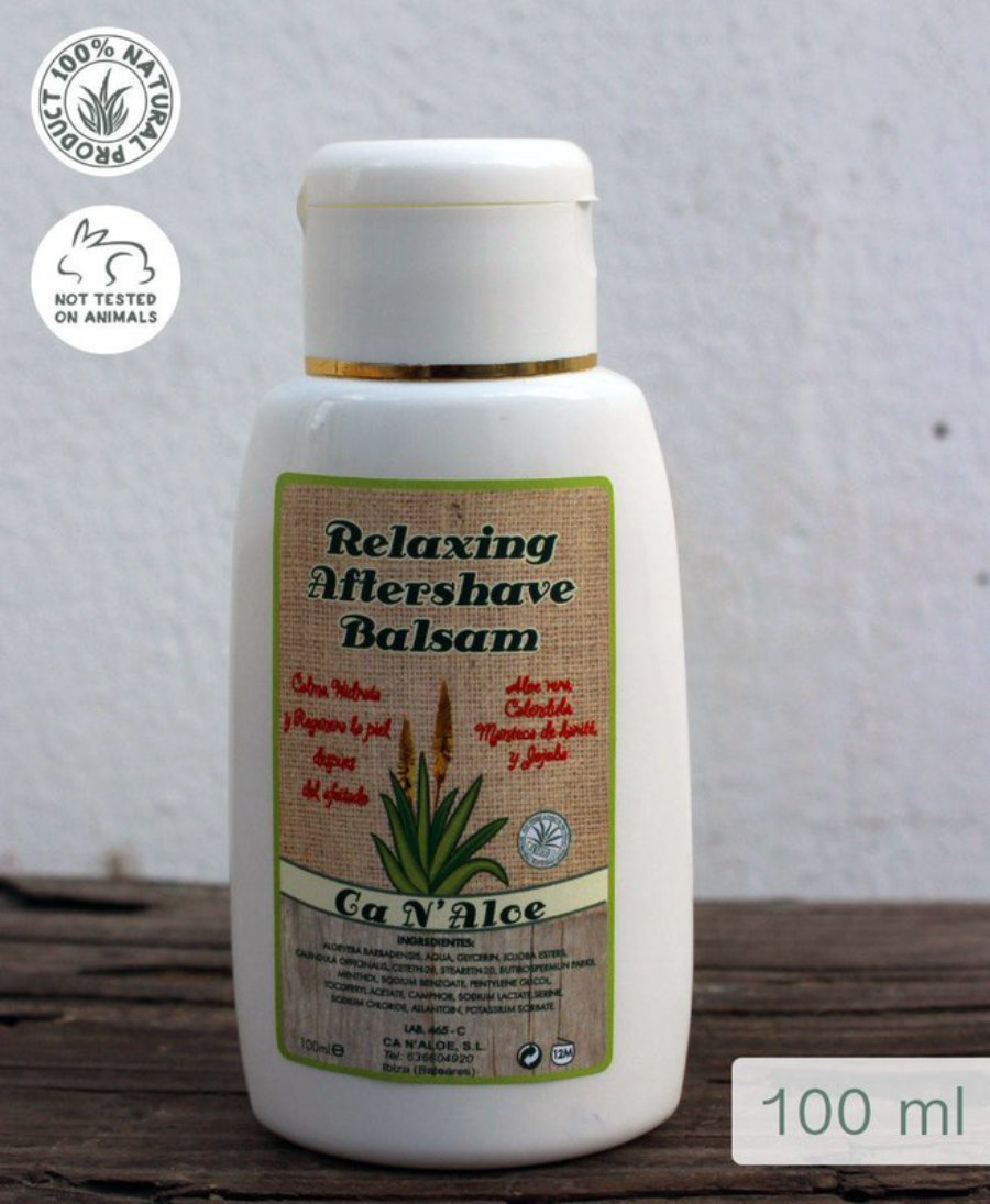 Balsamic aftershave lotion