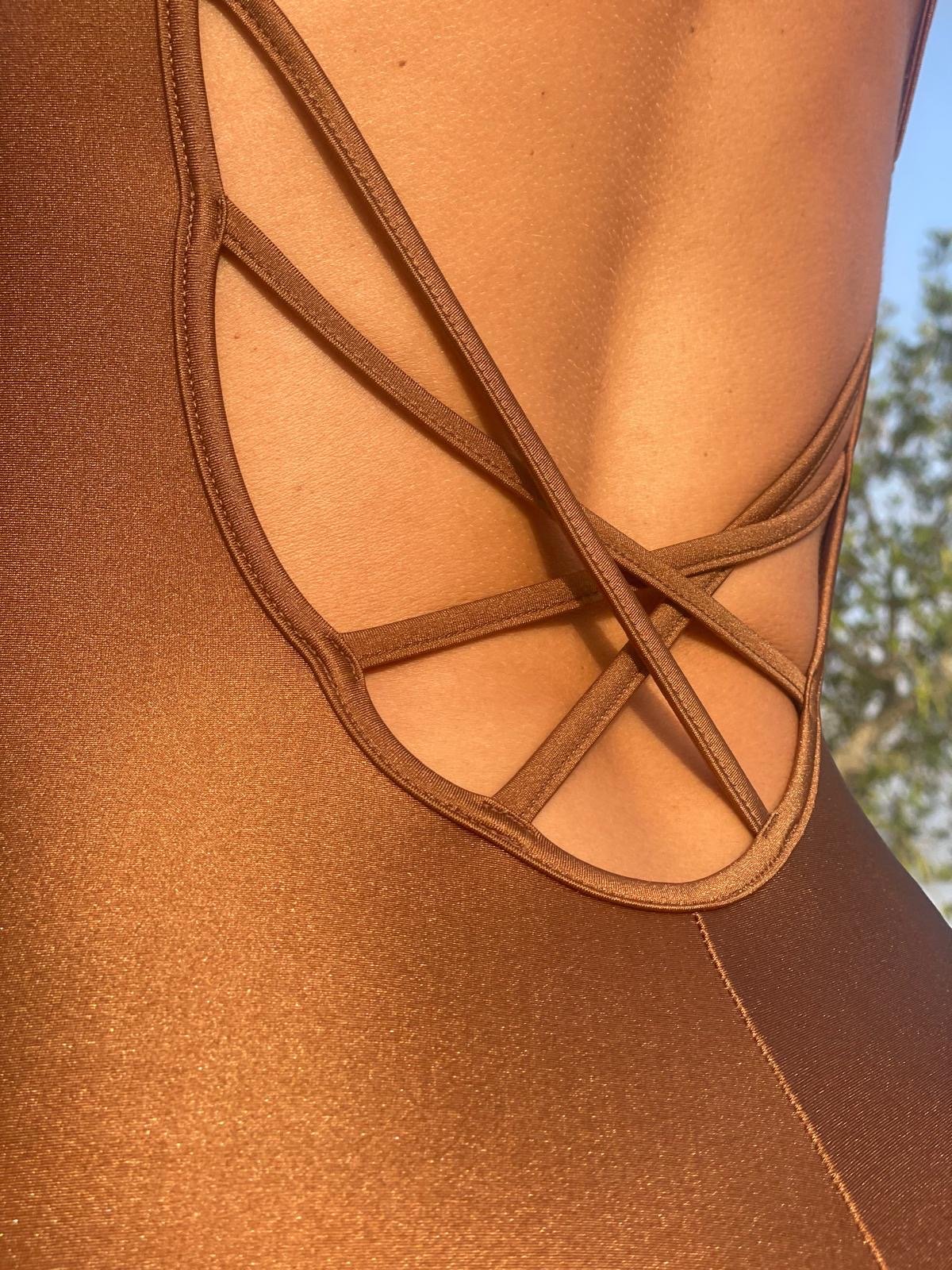 Afrodita Bañador Sin Costuras Hecho A Mano En Ibiza Con Lycra Made In Italy 