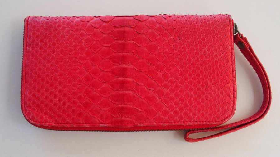 Billetero python de mano 