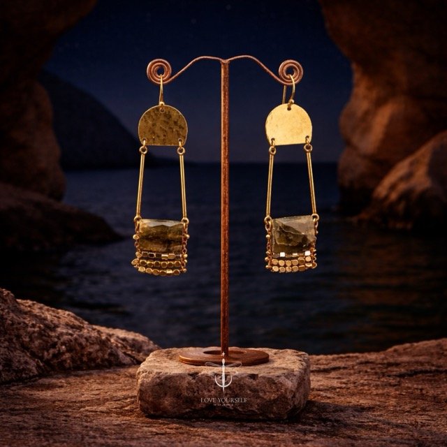  Semi-Precious Phoenician Earrings