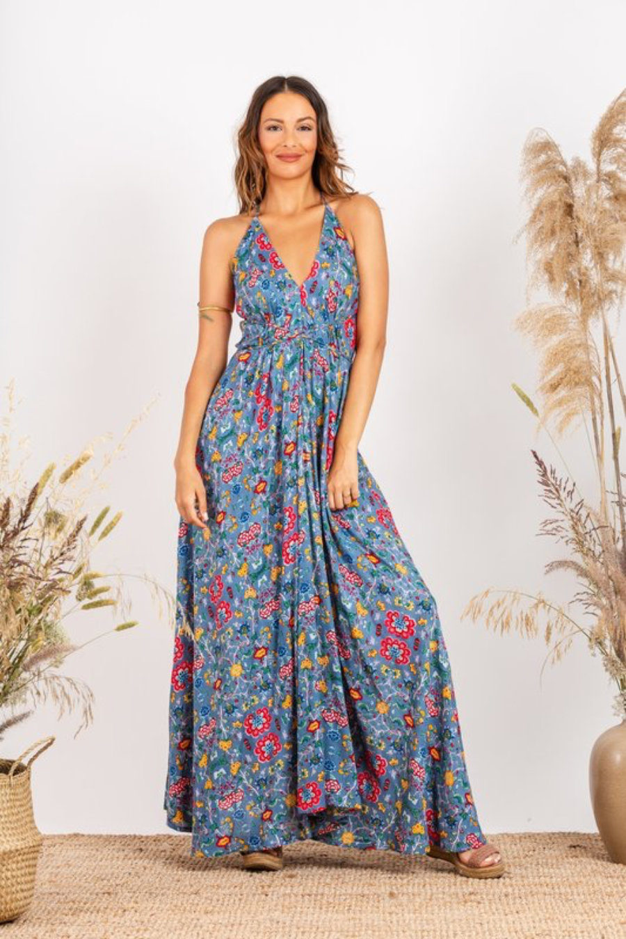 Gardenia Long Dress Coottonlike