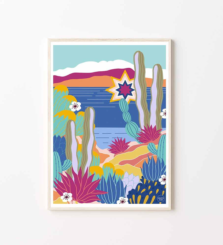 Ilustración “Pasaje De Cactus"