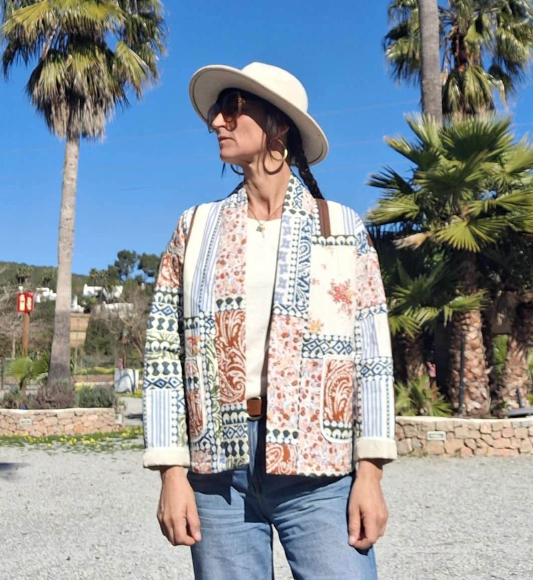 Chaqueta Estampada De Primavera