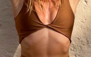 Reversible Twist Crop Top:  Yoga Pilates Activewear