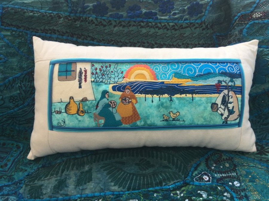 Ibiza Cap Nono Embroidery Long Pillow  
