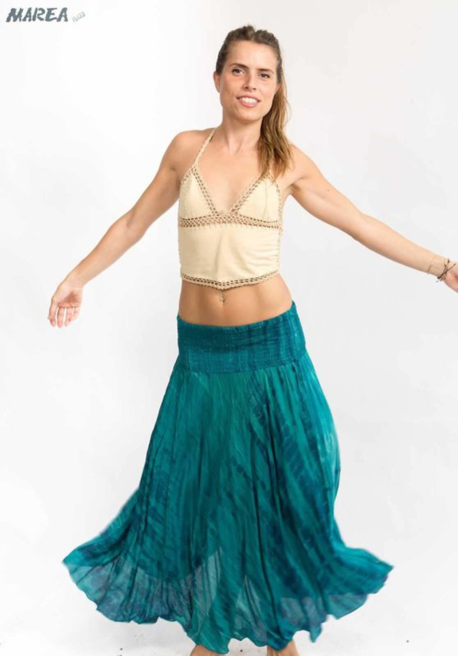 Leather top in Brown