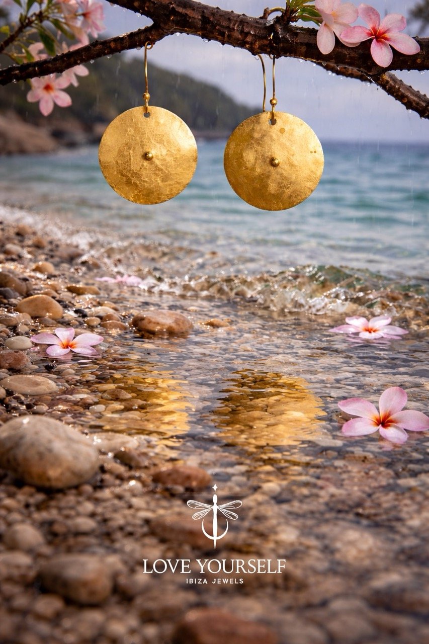 Pendientes Mini Luna Griega