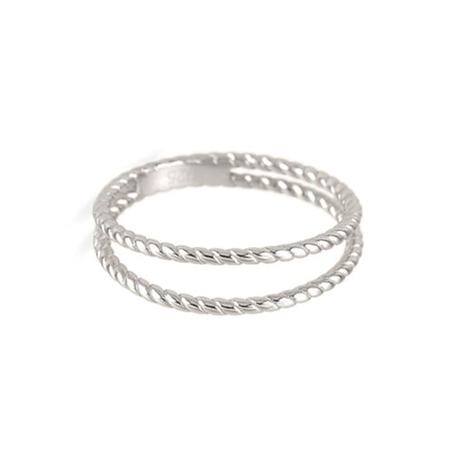 Double Braid Ring