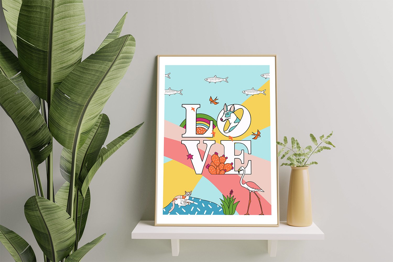 Ilustración Love Ibiza 