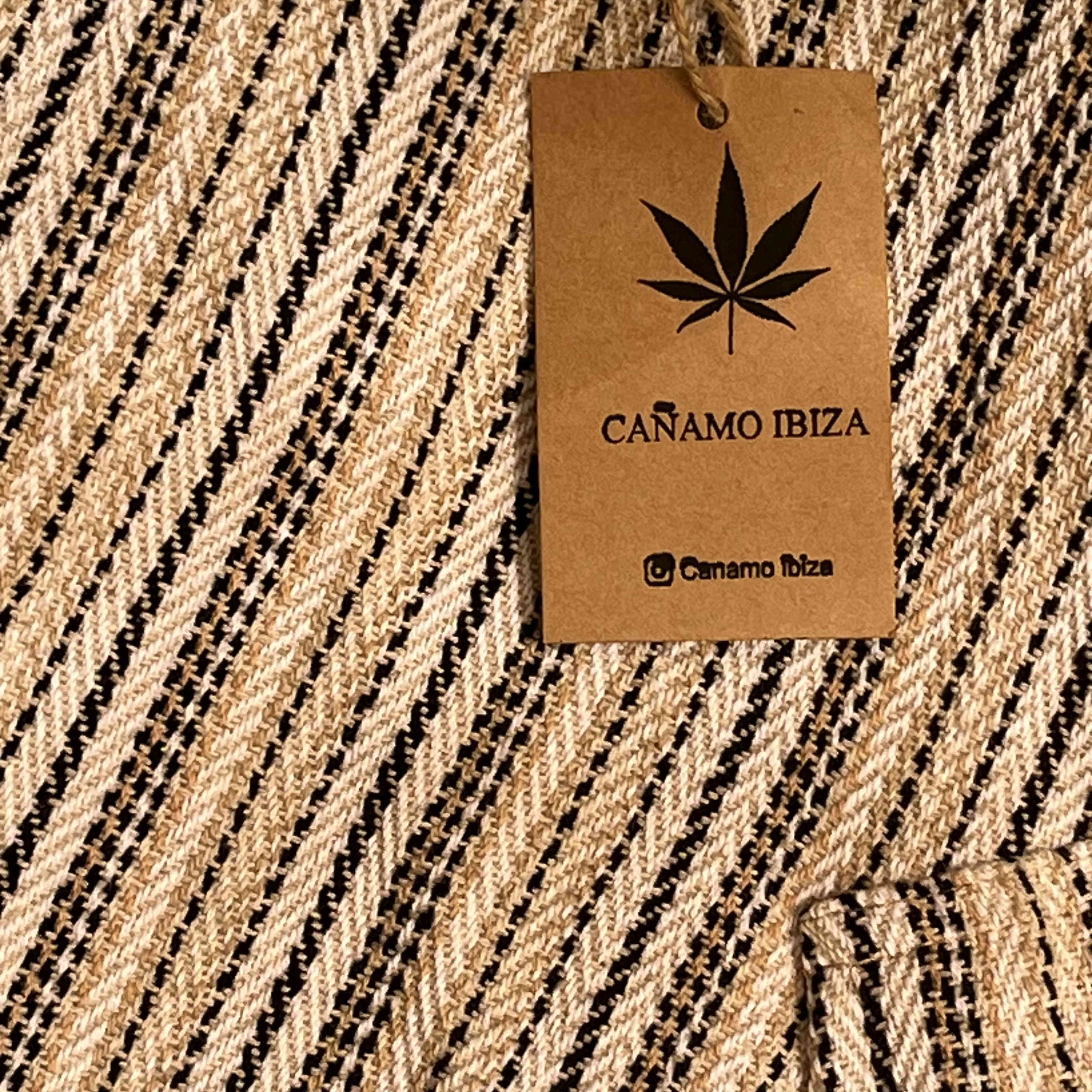 Poncho Zigzag Cáñamo
