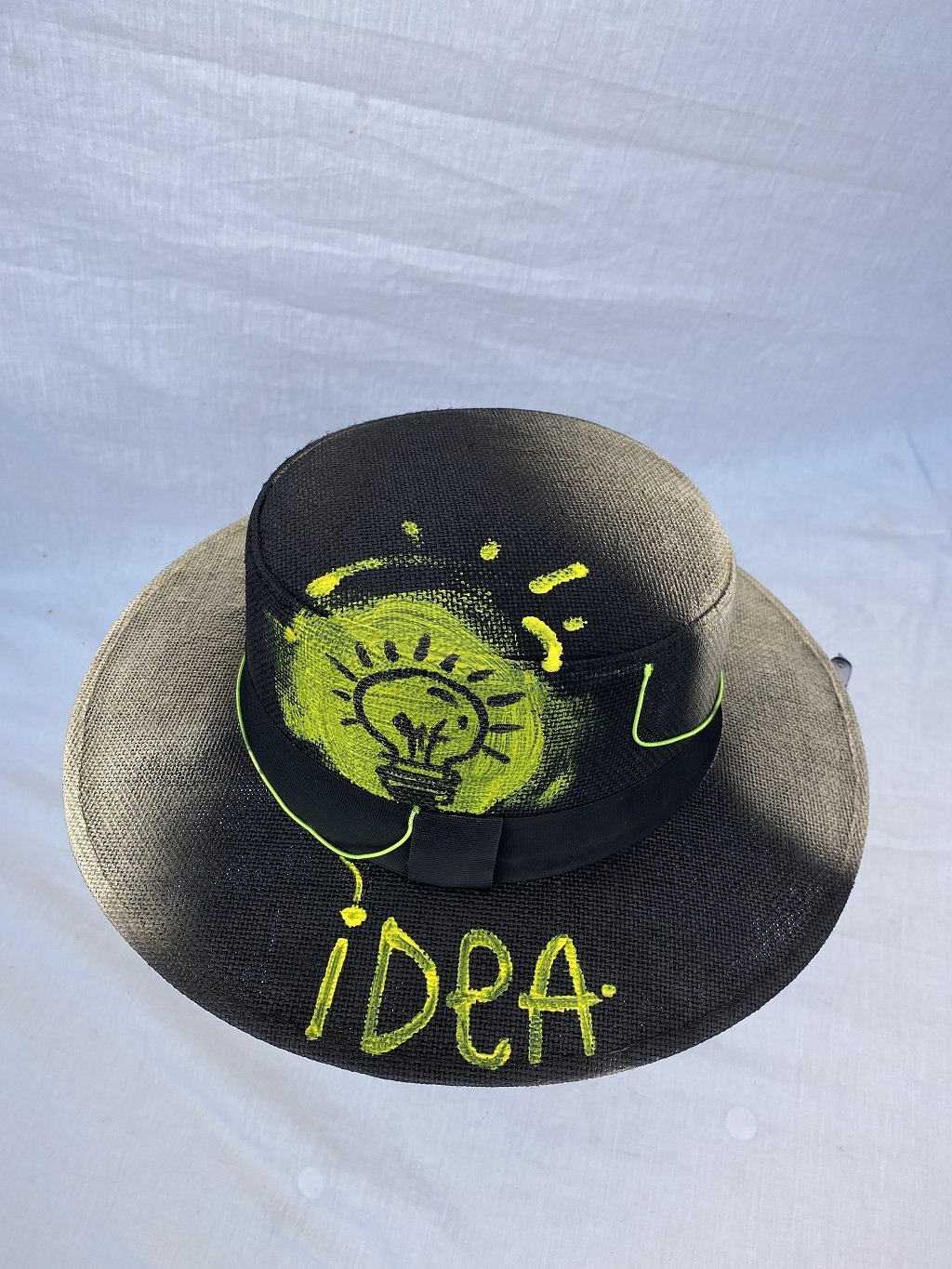Sombrero Personalizado "Idea" Diseño De Autor, Hecho A Mano Por Artesano
