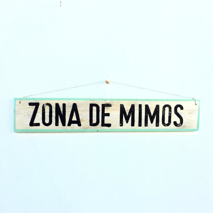 Cartel Zona De Mimos - Enkaja Ibiza